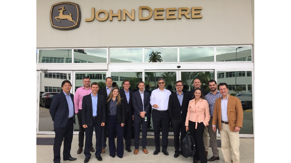 Bridgestone global agriculture team at John Deere Brazil