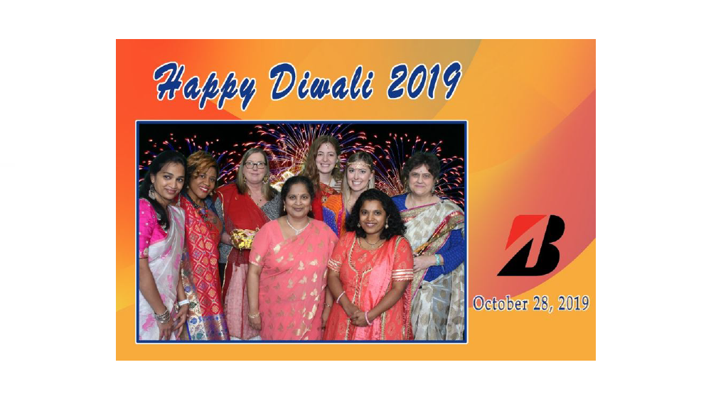 Bridgestone employees at Diwali celebration 