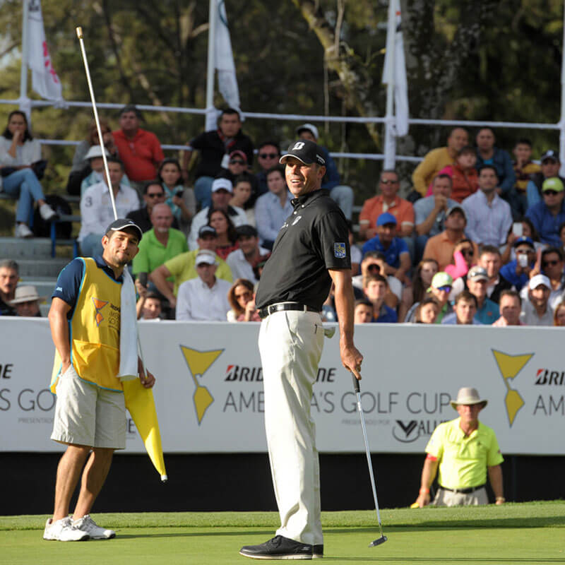 Kuchar And Hueber, Champions of the Bridgestone America’s Golf Cup in Mexico