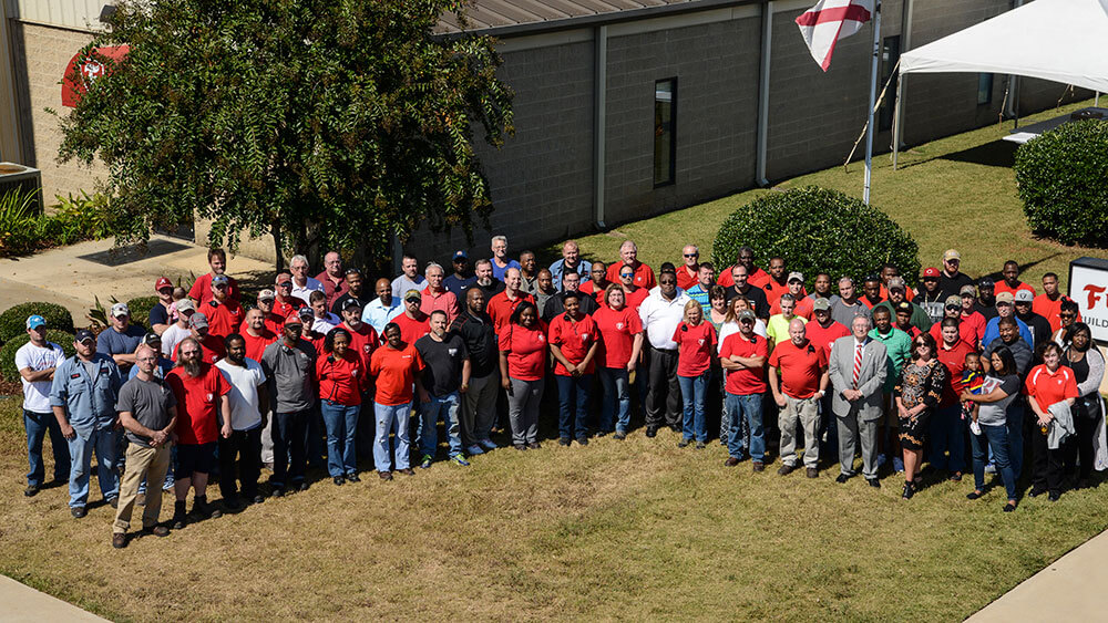 Muscle Shoals, Alabama Firestone Building Products teammates
