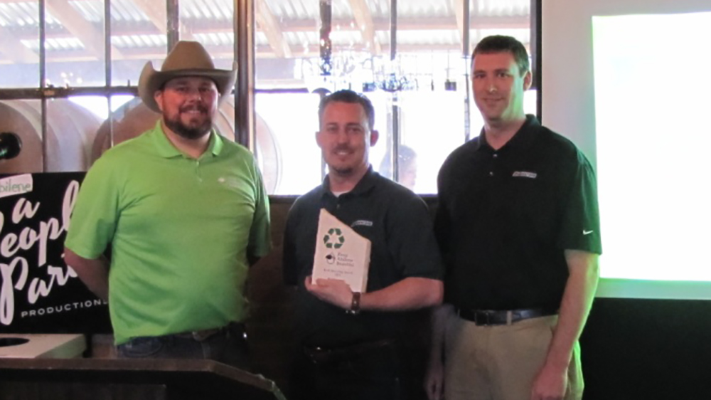 Bridgestone Abilene, TX teammates receive environmental award