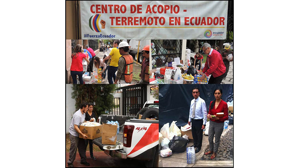 Bridgestone teammates collect supplies for Ecuador's earthquake victims