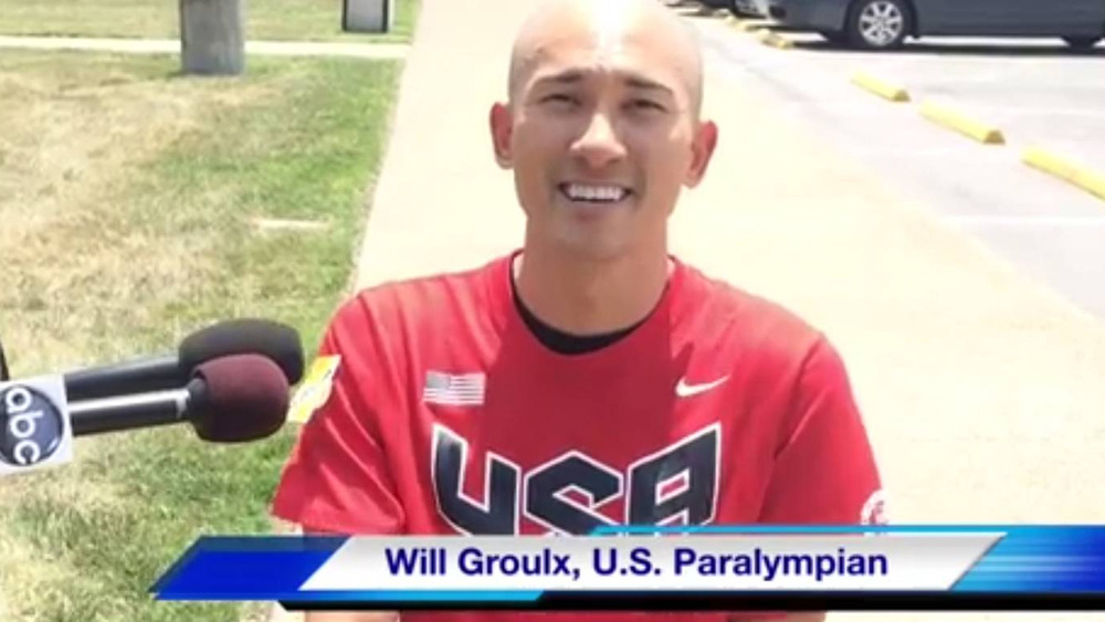 Gold medal winning Paralympian Will Groulx