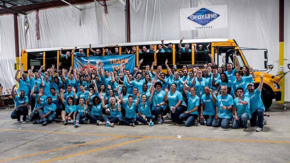 Bridgestone sponsors United Way Stuff the Bus