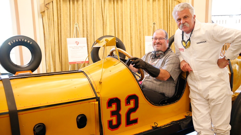 Mark Houlahan, Mustang Monthly/Mustang 360, in the 1911 Marmon Wasp