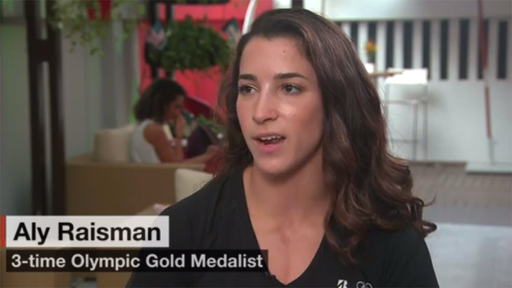 Olympic Gymnast and Team Bridgestone Athlete Aly Raisman Talks to CNN