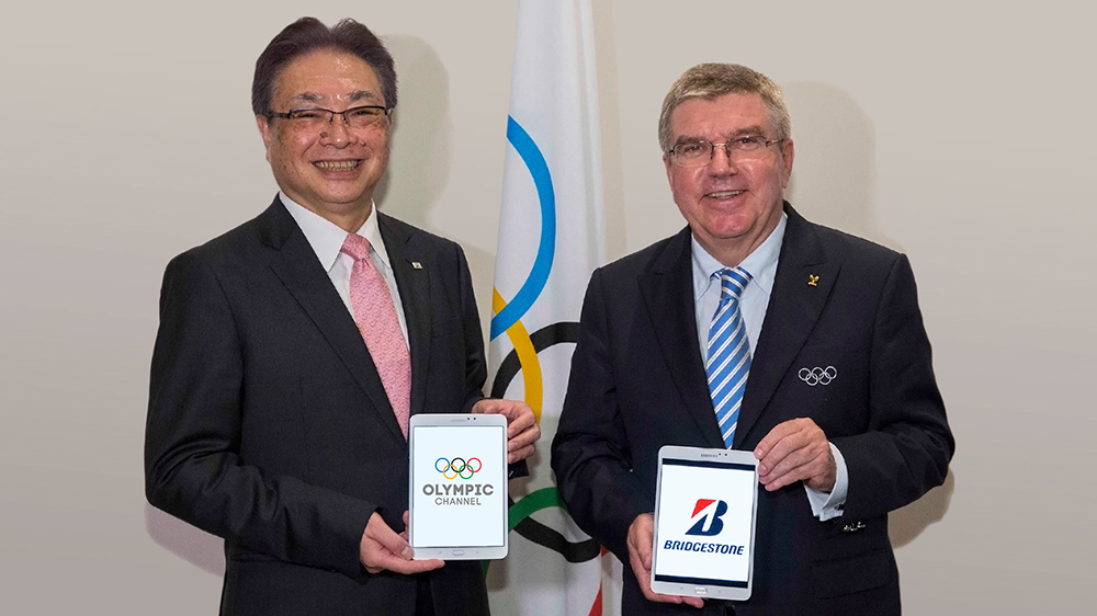 Bridgestone announces founding partnership for Olympic Channel