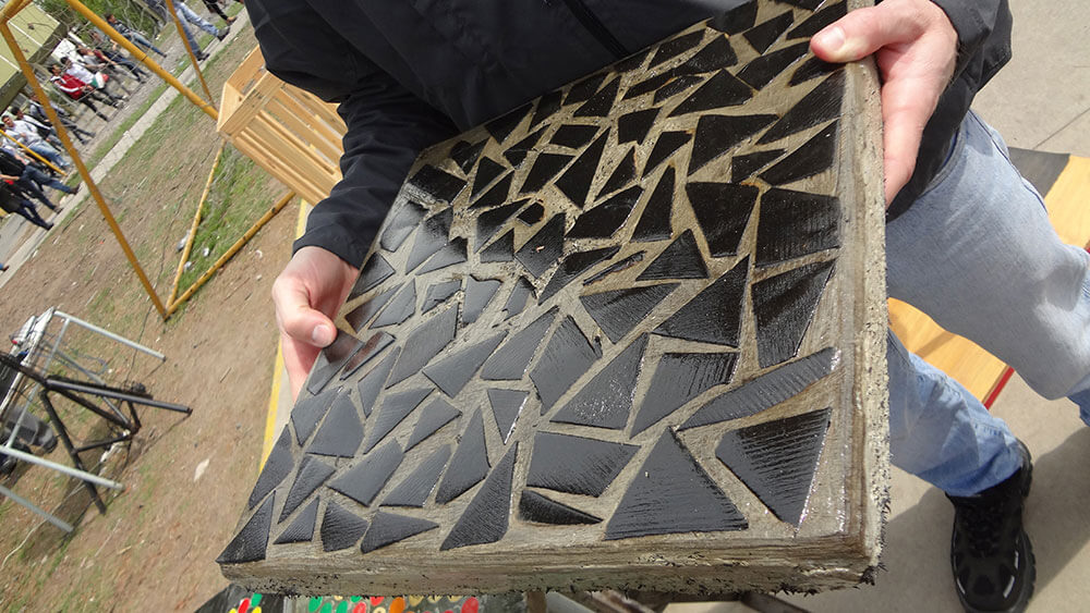 Tires to tiles