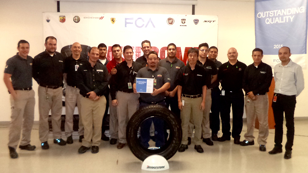 Brigestone’s Manufacturing Facility In Monterrey Receives ‘Outstanding Quality Award’ By Fiat Chrysler