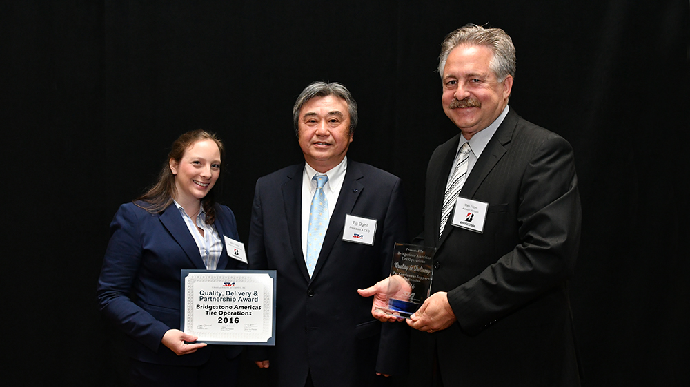 Bridgestone receives Subaru Supplier Award