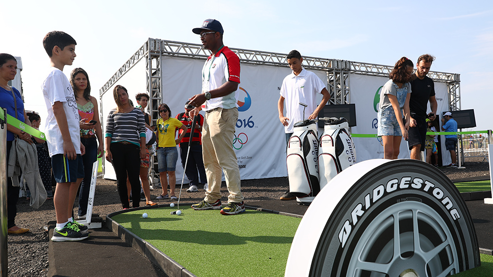 Bridgestone Fan Zone at Olympic Golf Course