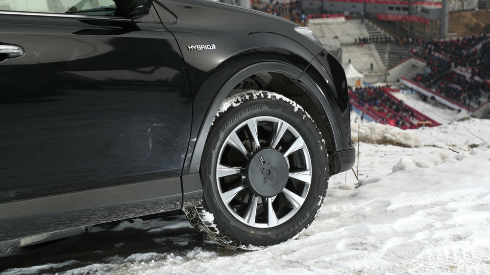 Bridgestone Blizzak tires on IOC fleet of vehicles