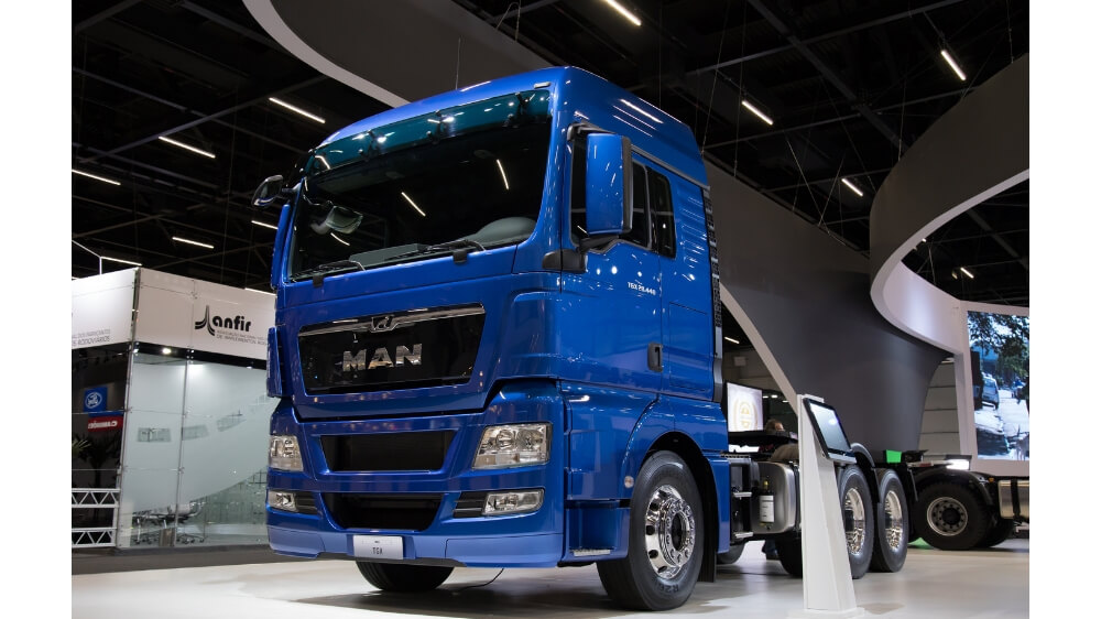 Bridgestone Tires on MAN Latin America Truck