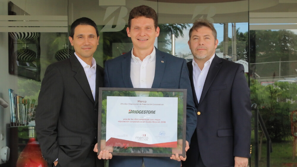 Bridgestone Costa Rica Ranked #1 in Corporate Reputation