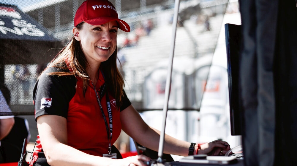 Cara Adams, director, race tire engineering & production, Bridgestone Americas Tire Operations (BATO) and Firestone Racing