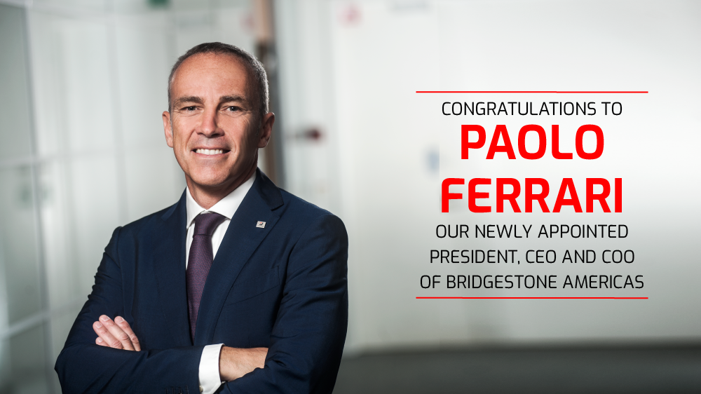 Newly appointed Bridgestone Americas President, CEO and COO Paolo Ferrari