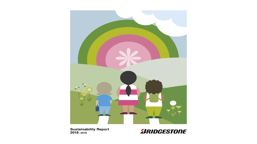 Bridgestone Corporation 2019 global sustainability report cover