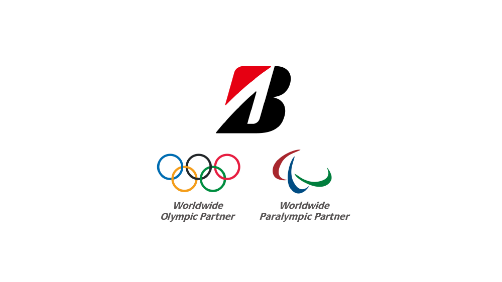 Bridgestone Americas logo with Olympic and paralympic logos