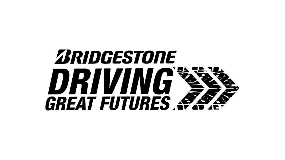 Bridgestone driving great futures logo