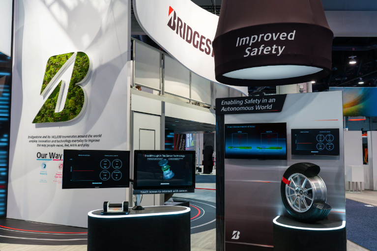 Bridgestone demonstrates how smart sensing technology will work at CES 2020