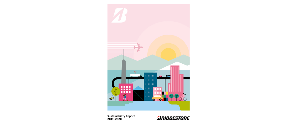 cover image of 2019-2020 Bridgestone sustainability report