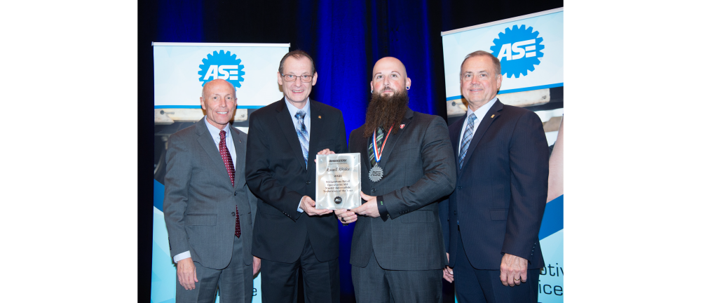 Russell Rhodes Receives 2021 ASE Master Technician of the Year Award 