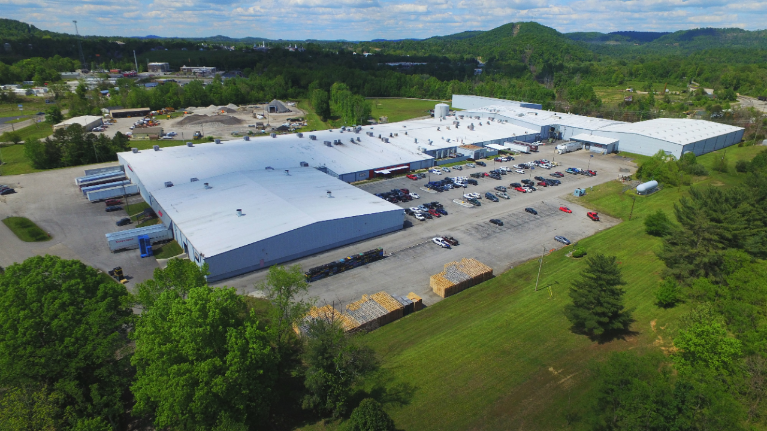 Exterior photo of Williamsburg, Kentucky Firestone Industrial Products Plant