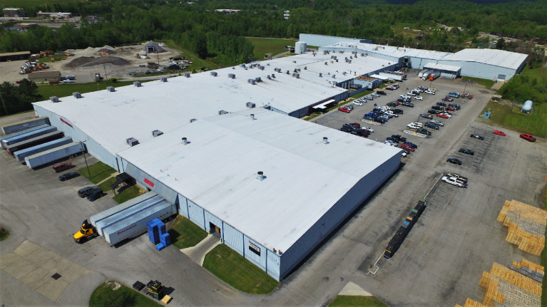 Exterior photo of Williamsburg, Kentucky Firestone Industrial Products Plant