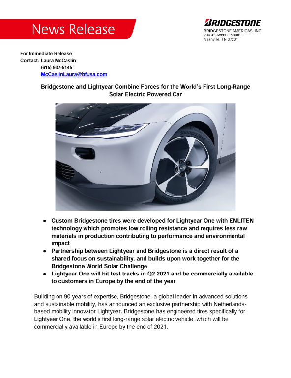Bridgestone Lightyear Fitment Release 041621