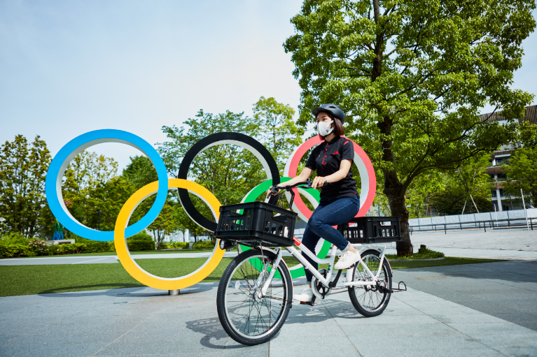 Bridgestone is providing more than 800 bicycles for staff at Tokyo 2020