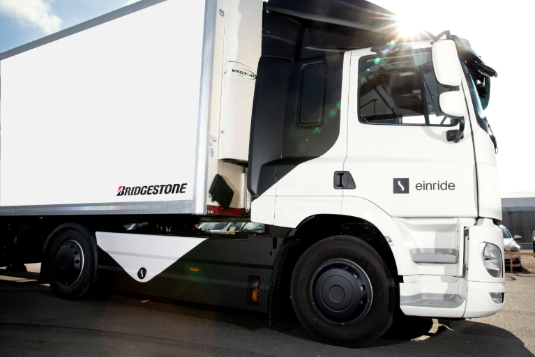 Bridgestone will add electric Einride trucks to its logistics fleet