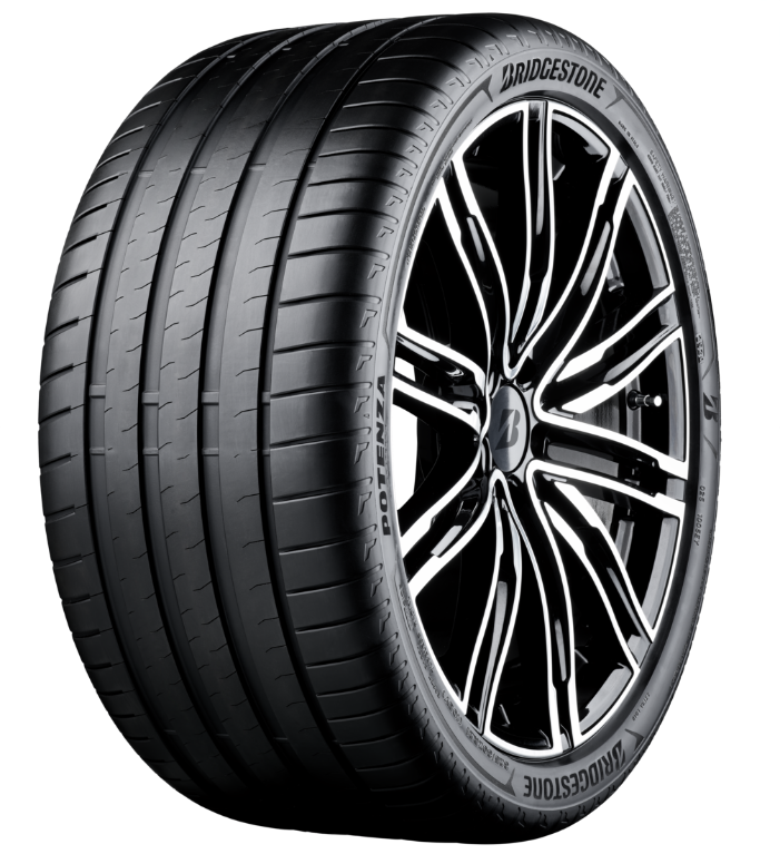 Custom Bridgestone Potenza Sport tire featured on Ferrari Roma