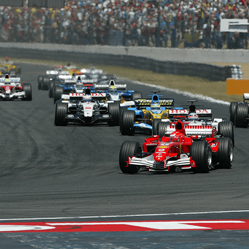 Formula 1 cars