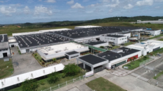 View of Camacari, Bahia’s plant