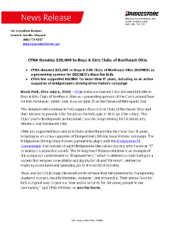 070622 CFNA Donates to Boys & Girls Club of Northeast Ohio