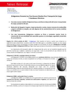 Con estos nuevos modelos Bridgestone busca contribuir al desarrollo del sector transportador de carga y pasajeros del país.