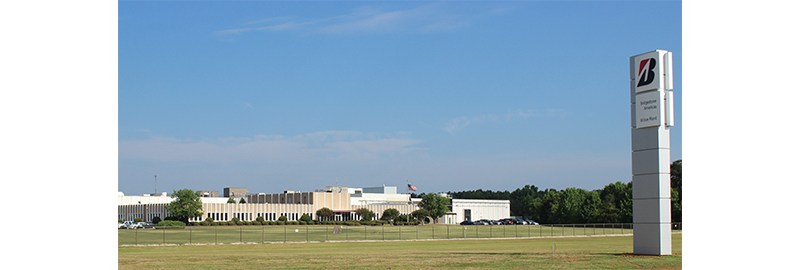 Exterior of Wilson, N.C. tire plant