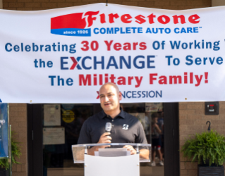 Marko Ibrahim speaks to event attendees at Fort Campbell Installation