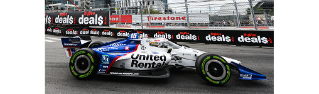 INDYCAR equipped with guayule tires