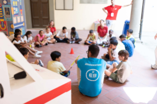 Bridgestone teammates conducted local community education and training throughout Italy to promote best practices for safe driving and general road safety awareness.