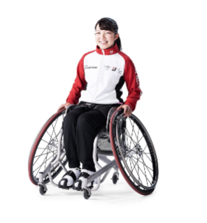 Paralympian Manami Tanaka worked with Bridgestone in Japan to design tires for use in wheelchair tennis.