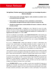 Firestone retorna a maior feita agrícola da América Latina e apresenta novos produtos e soluções para o setor