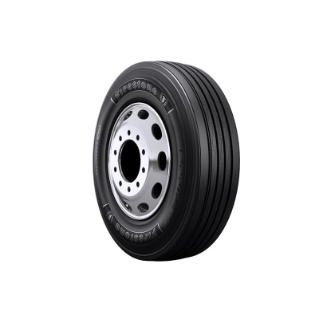 Image of the brand-new Firestone FS592 trucking tire