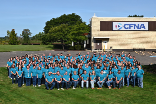 CFNA teammates pose for a group photo during the company's 50th anniversary celebration.